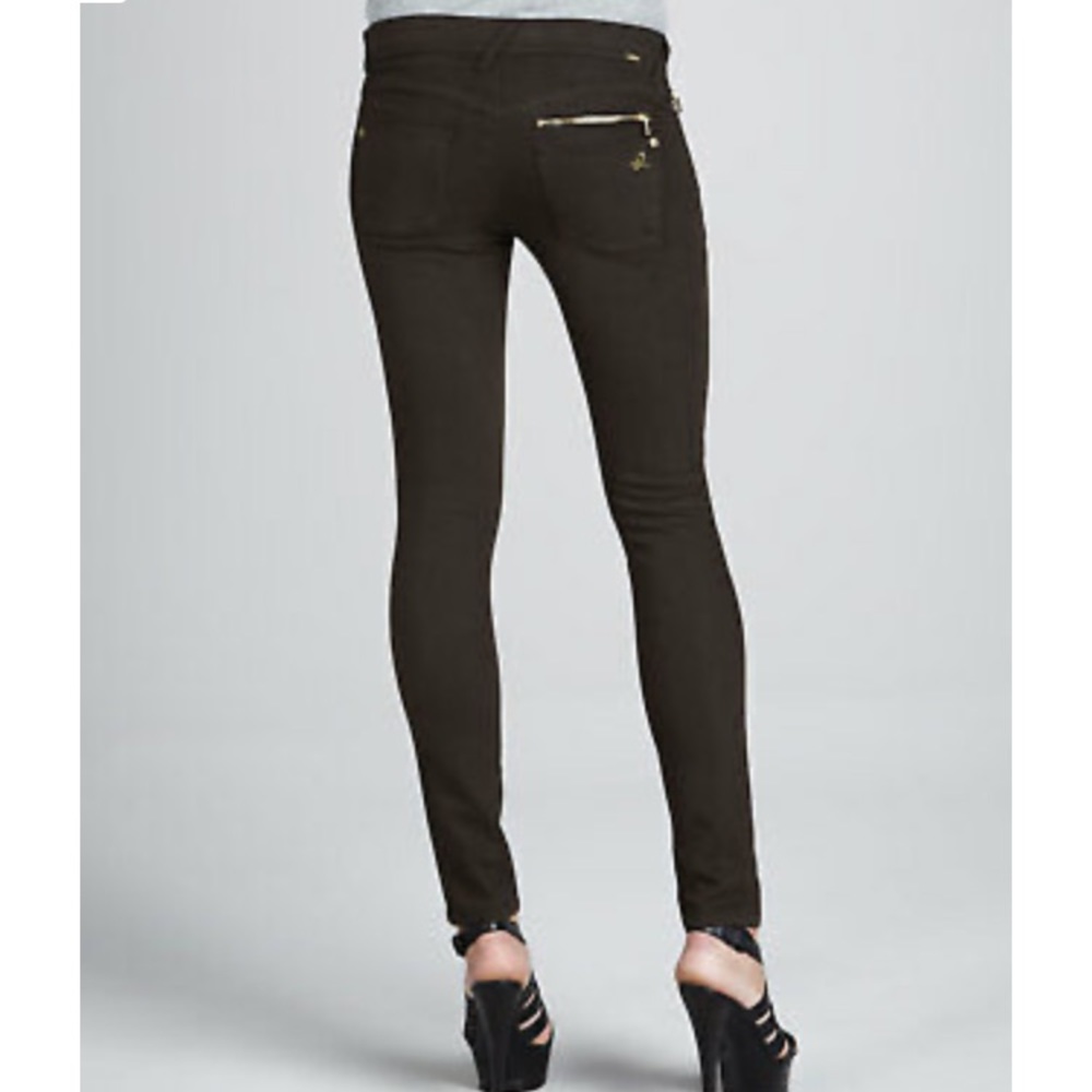 DL 1961 army green jeans with gold accent size 29